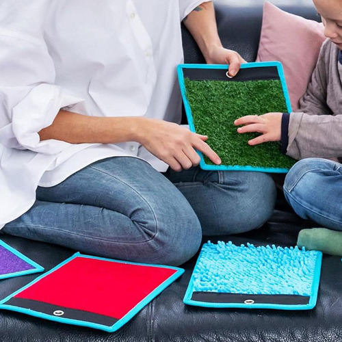 6 Piezas De Tapetes Sensoriales Educativos Para Niños Y