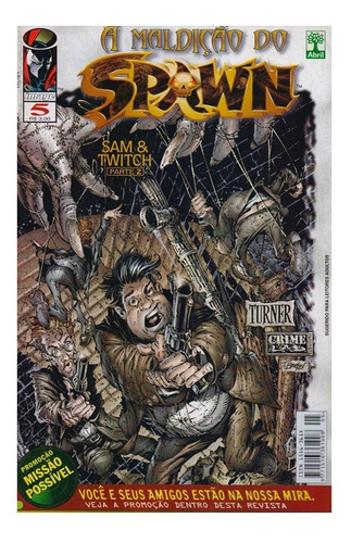 Revista Gibi Hq A Maldição Do Spawn 5 Editora Abril