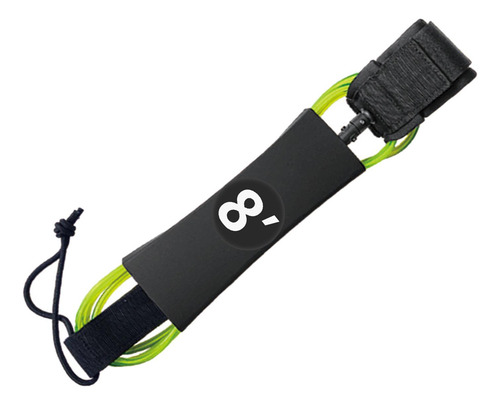 Correa De Tabla De Surf, Cuerda De Pie De 8 Pies Verde