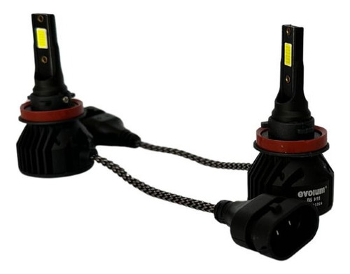 Kit De Focos Led Barracuda 11000lm H4 H11 H7 9005 9006 H11 Negro Blanco Neutro