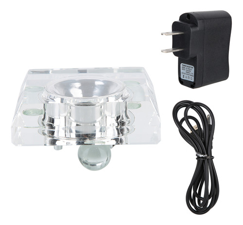 Soporte De Pantalla Led De Cristal 3d En Miniatura Con Base