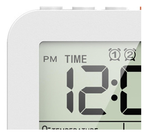 De, Reloj Ducha Digital, Reloj Digital Blanco