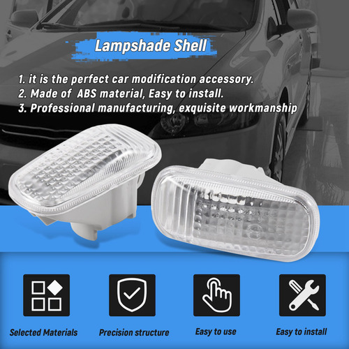 Funda Para Lámpara Con Deflector Lateral De Coche, 2 Unidade