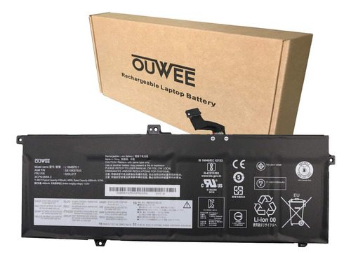 Ouwee L18m6pd1 45wh Batería P/ Lenovo Thinkpad X13 X390 X395