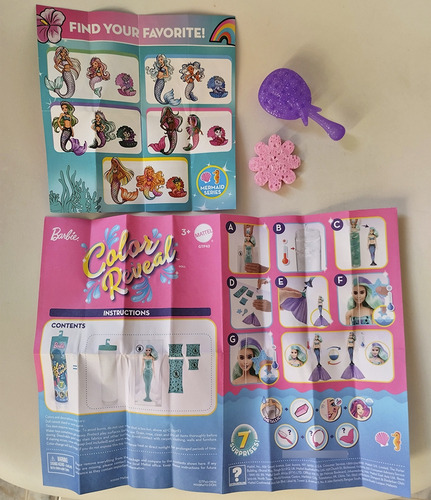 Barbie Sirena Color Reveal 2020 (Usado)