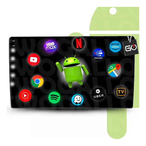 Kit Multimídia 9pol Carplay Sem Fio Android 32gb Fista 04/12
