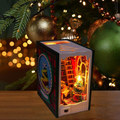 Kits De Livros De Natal Diy, Kits Para Fazer Mini Casas,