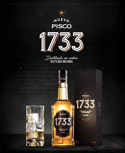 Pisco 1733, Viña Santa Rita, 3 Botellas De Litro