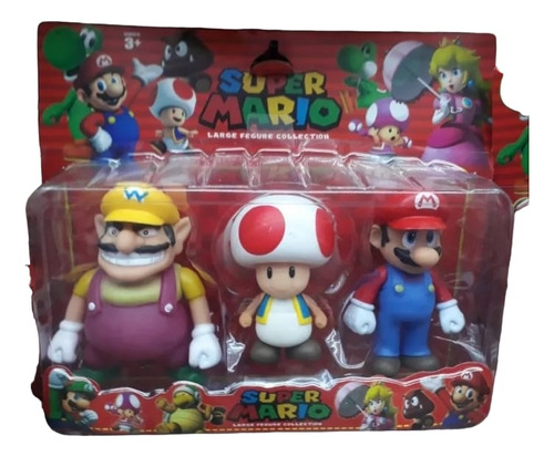 Muñecos Super Mario - Blister X 3 Personajes