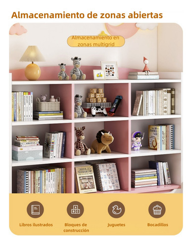 5 Niveles Librero Estantería Y Mueble Organizador Multiuso