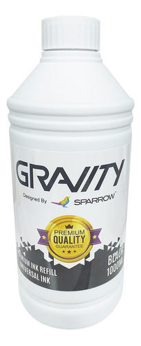 Tinta Compatible De Litro Gravity Negra-kentol Sa