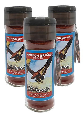 Pimentón Español Picante El Aguila 3 Unidades - El Castillo