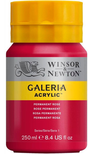 Tinta Acrílica Galeria W&n 250ml 502 Permanent Rose