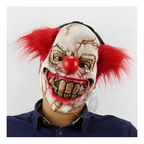 Mascarillas Látex Halloween Payaso Cara De Fantasma De Miedo