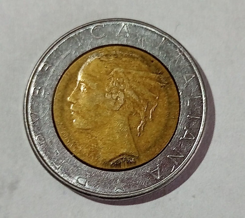 Moneda De Italia 500 Liras 1983- Km111 Vf. (Usado)