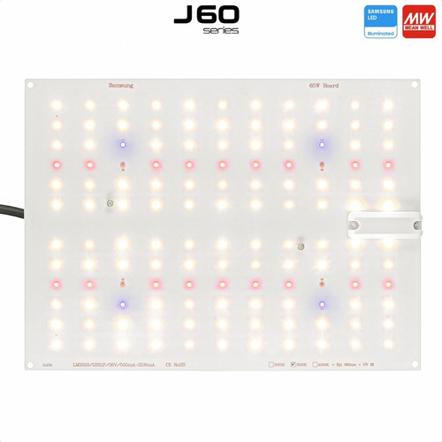 Imagen 5 de 7 de Panel Led Cultivo Indoor Quantum Farmer J60 Samsung