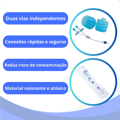 Equipo Infusor 2 Vias Pediátrico Hartmann Polifix - C/ 100un