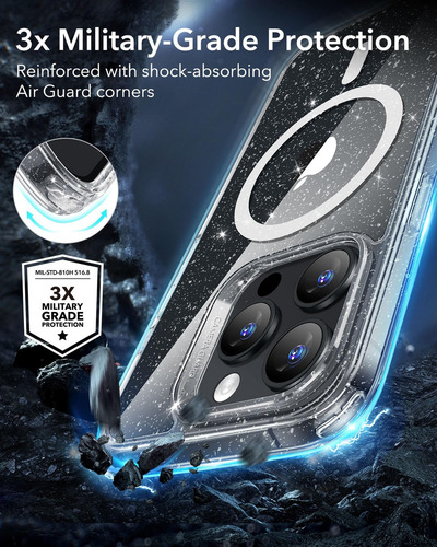 Capa De Celular Er Para iPhone 16 Pro Max Com Trava Magsafe