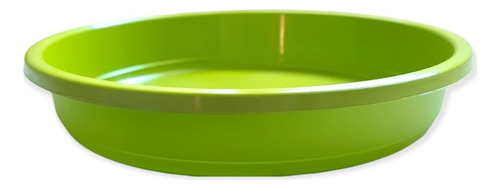 Plato Clásico Redondo Maceta Plástico T.A Plastic N22 Color Lima