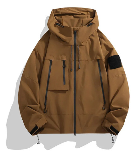Chaqueta De Pesca Con Capucha Impermeable A Prueba De Viento