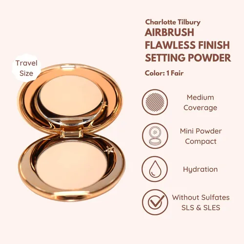 Polvo Facial Charlotte Tilbury Airbrush Flawless Finish 1 Fa