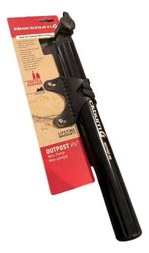 Inflador De Mano Blackburn Outpost Hv Alta Baja 80psi Salas