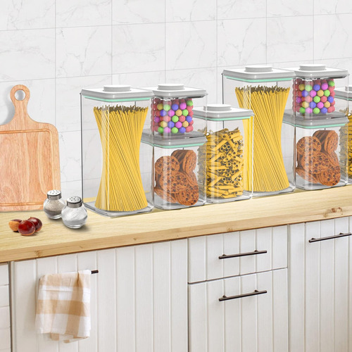 Contenedores de almacenamiento de alimentos Yukaione, paquete de 4