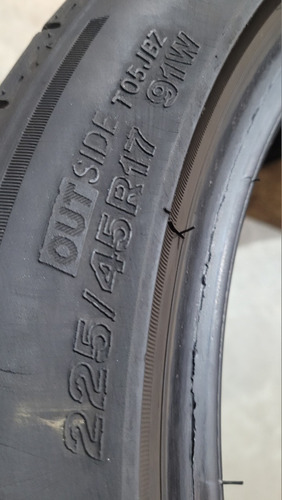 Pneu Bridgestone 225/45 R17 91w Turanza T005 Semi Novo (Usado)