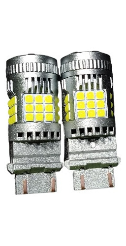 Dos Pzs Led 7443 1157 3157 T20 Ventilador 36 Smd 3030 Canbus