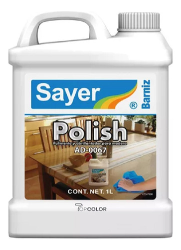Abrillantador Y Pulidor Para Madera Sayer Ad-0067 1 Litro