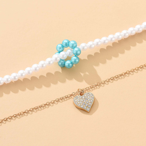 Colgante Con Colgante De Diamante En Forma De Corazón Para M
