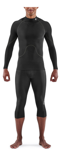 Top Skins De Compresión Térmica Series-1 Para Hombre Black X