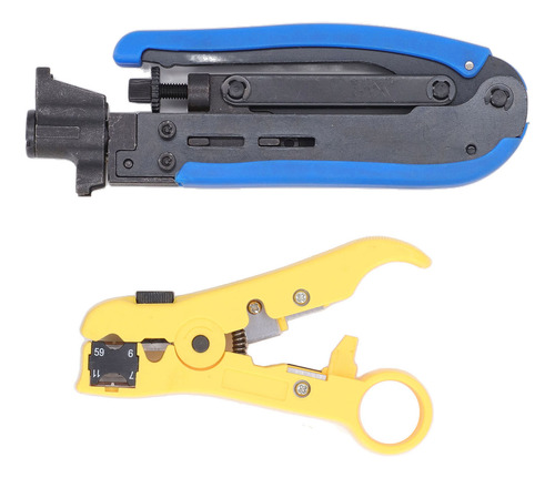 Pinzas Para Engarzar Cables Coaxiales, Herramienta Combinada