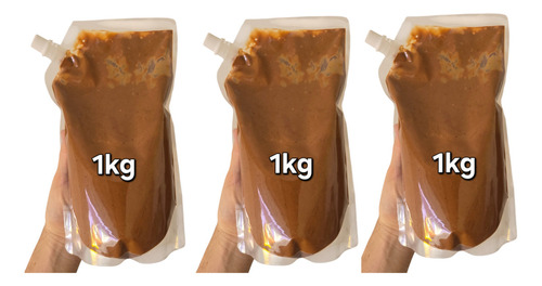 Mister Crema Cacahuate Natural Sin AzĂșcar 240g 3pzs
