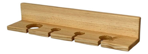 Soporte Para Planchita Secador Buclera En Pino Madera Pino