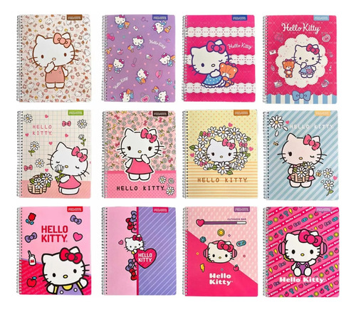 6 Cuaderno Universitario Hello Kitty 100 Hjs Proarte 