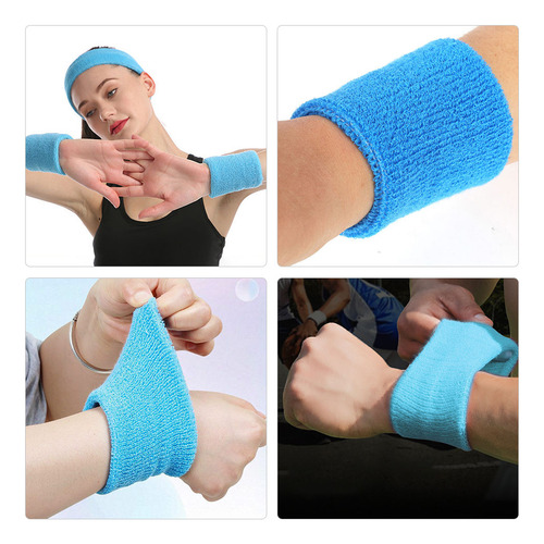 2 Pares De Pulseras Deportivas Transpirables Para Golf C