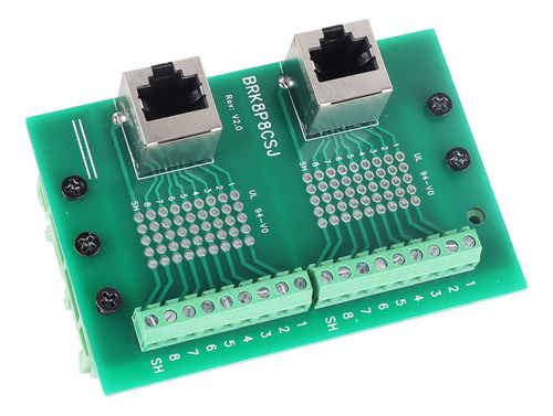 Placa De Conexión De Terminales Rj45 M2, Conector Ethernet R