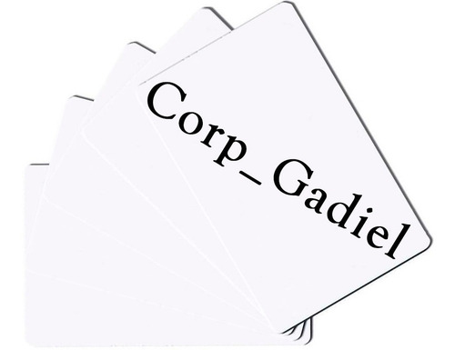 Tarjeta Pvc Para Carnets Y Sublimar.