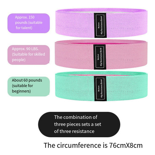 Squat Yoga Resistance Band Hip Training Ring Elastic Band