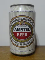 Comprar Lata Amstel Beer Lager 330ml Holanda Rayas Finas Vacía