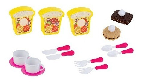 Bolo Com Velcro Doces E Rosquinhas Crec - Braskit