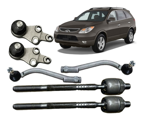 Kit Terminal Pivo Axial Hyundai Vera Cruz 2007 A 2014