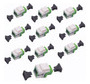 Acoplador Fibra Óptica Sc/apc Linkedpro Lp-fo-ad-6150 10 Pza