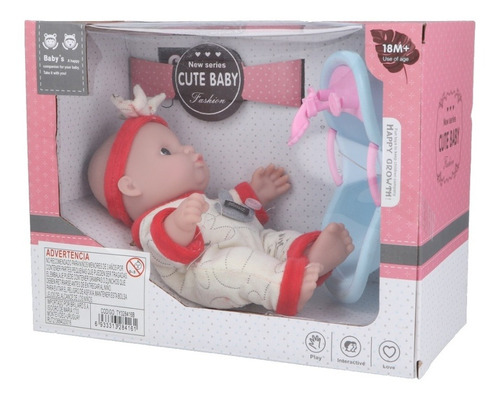 Imagen 2 de 4 de Muñeco Bebe C/bañito 18 Cm - Muñeco -bebote