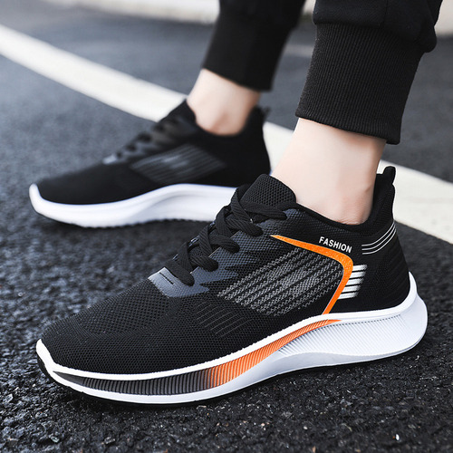Zapatillas Cómodas De Malla Para Correr Para Hombre, Transpi