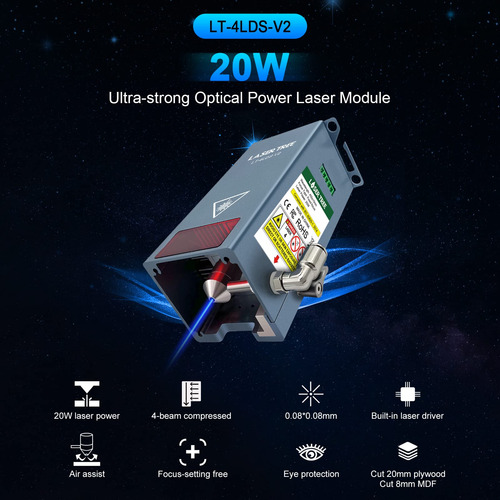 Laser Tree Modulo Laser De Potencia Optica De 20 W Para Cort