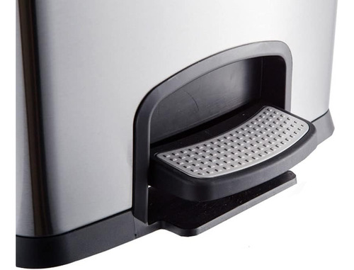 Cubo De Basura De Acero Inoxidable 30 Litros Hogar Oficina