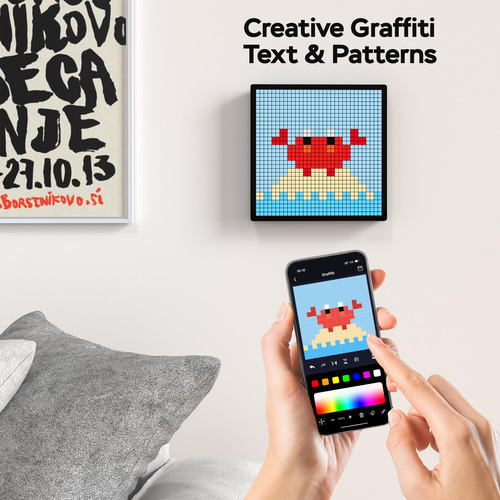 Display Pixel Art Programable Con Control App Para Niños