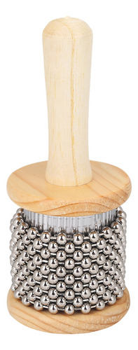 Instrumento De Percusión Cabasa Hand Shaker De Madera, Tamañ